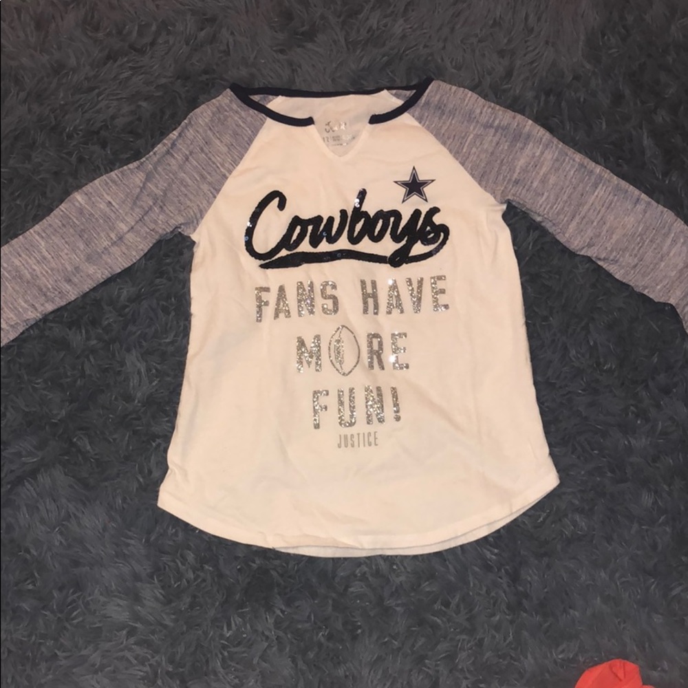 Cowboys 3/4 sleeve.